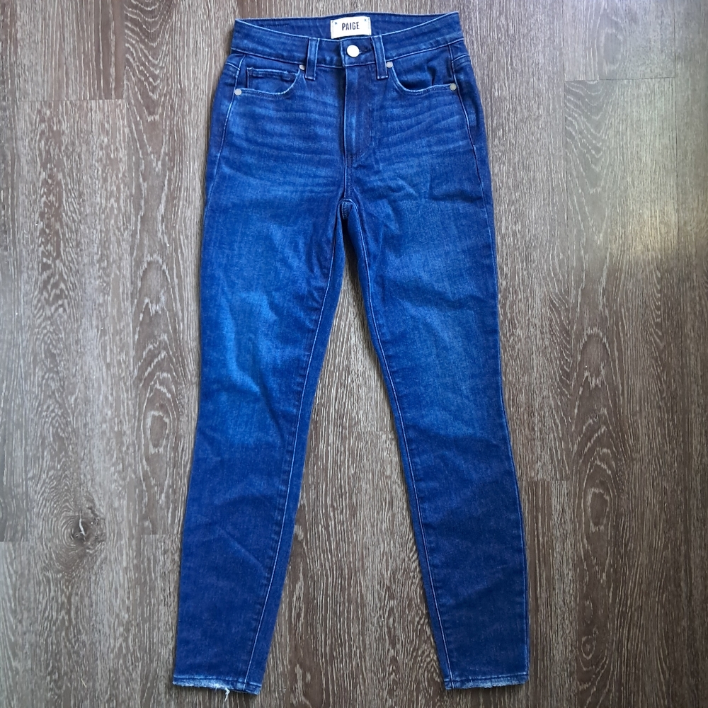 Paige High Rise Hoxton Ankle Jeans Women's 24 NWT